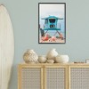 Stupell Industries Beach Shore with Flamingoes Black Framed Giclee Art - 2 of 4