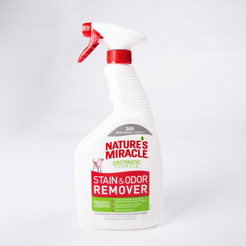 Nature&#39;s Miracle Spray Pet Stain and Odor Remover Enzymatic Formula 32 Oz, 3 of 5