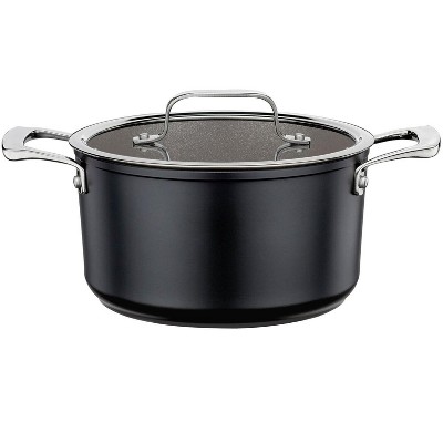 Kitchenaid 8qt Hard Anodized Stock Pot Black : Target