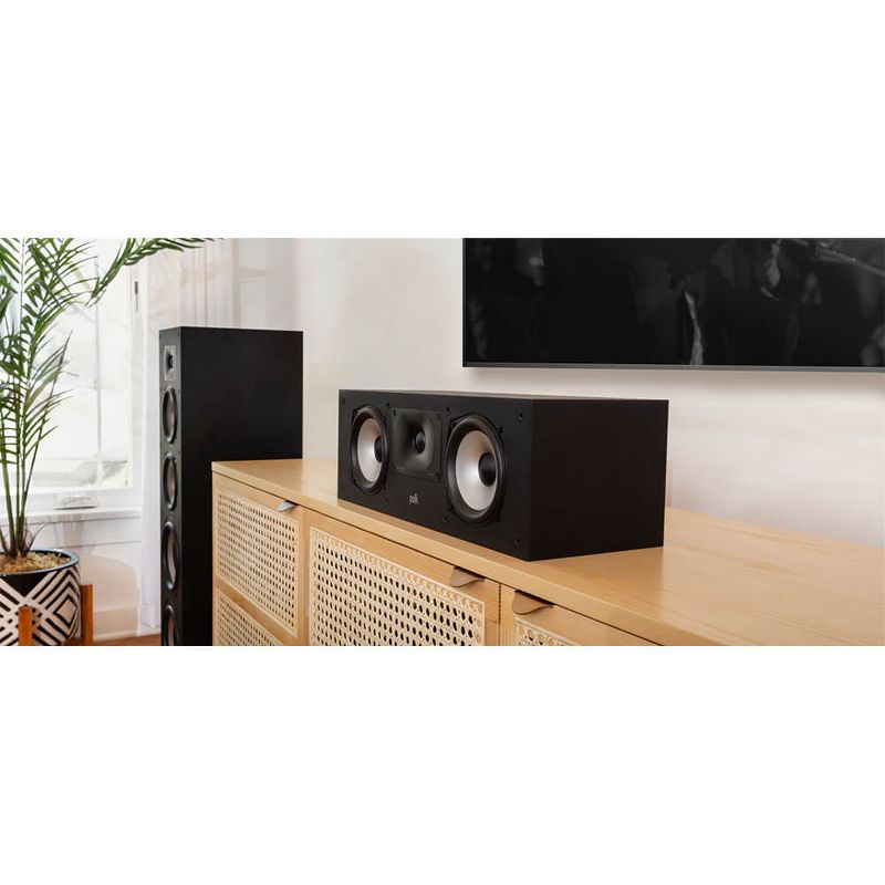 Polk Audio MXT30 Monitor XT30 Black High-Resolution Center Channel Speaker, 5 of 7