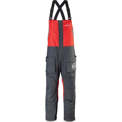 StrikeMaster Surface Fishing Bibs - 2XL - Charcoal/Red