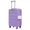 Cesicia 20"/24"/28" 3Pcs ABS Spinner Wheel Luggage with Combination Lock - 4 of 4