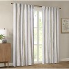 Boho Style Light Filtering Farmhouse Window Panels, Shu Velveteen Trim Microfiber Lining Curtain for Extravigant Decor Style - 3 of 4