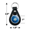 South Park Cartman Respect My Authority Black Leather Keychain - 2 of 4