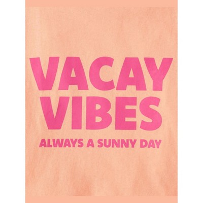The Children's Place Girls Short Sleeve Vacay Vibes Relaxed Cropped Graphic Tee Coral M (7/8) — фото 2