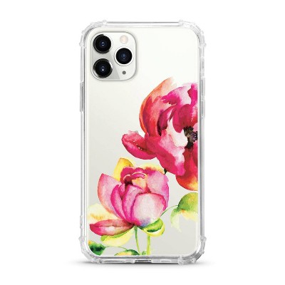 OTM Essentials Apple iPhone 11 Pro Clear Case - Brilliant Bloom Red