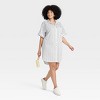 Women's Easy Woven Mini Shirtdress - A New Day™ - 3 of 3