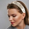 Unique Bargains Women's Velvet Heart Shape Stud Knot Headband 1.18 inch Wide - 3 of 4