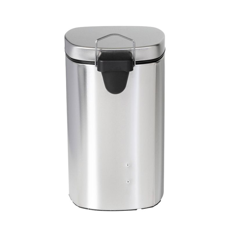Honey-Can-Do 12L Square Stainless Steel Step Trash Can, 4 of 9