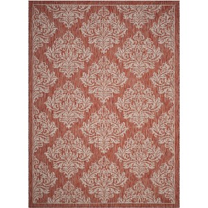 Courtyard CY8668 Power Loomed Stain Resistant Non-Shedding Indoor/Outdoor Rugs - Safavieh - 1 of 4