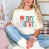 Simply Sage Market Women's Merry and Bright Colorful Short Sleeve Garment Dyed Tee - 2 of 4