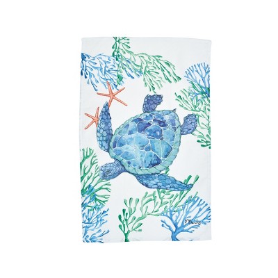 C&F Home Clearwater Sealife II Printed Cotton Flour Sack Kitchen Towel