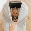 Simka Rose 6-in-1 Nursing Cover & Baby Carseat Cover, Sage Chevron - 4 of 4