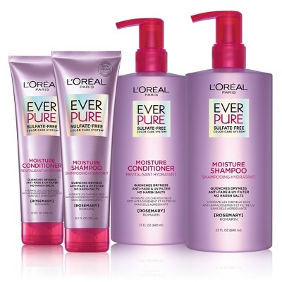 L'oreal Paris Everpure Sulfate Free Purple Shampoo For Colored Hair : Target