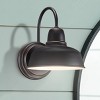 John Timberland Urban Barn Industrial Rustic Wall Light Sconce Oil Rubbed Bronze Hardwire 8 1/2" Fixture Gooseneck Arm for Bedroom Bathroom Vanity - 2 of 4