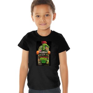 Toddler Boys' Teenage Mutant Ninja Turtles: Mutant Mayhem Poster T-Shirt - 1 of 4