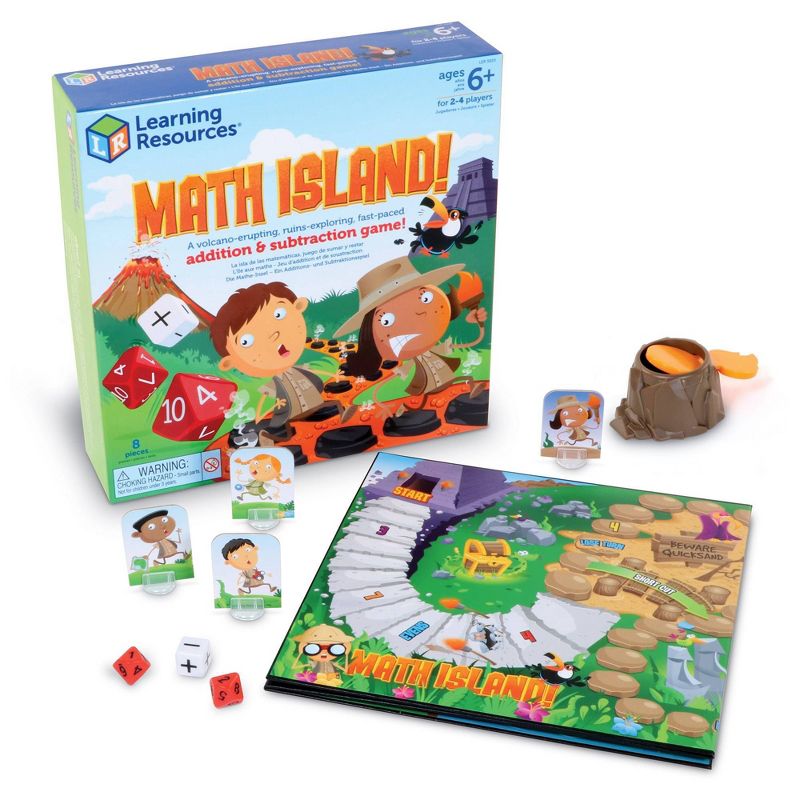 Learning Resources Math Island Addition &#38; Subtraction Game, 1 of 8