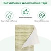 Unique Bargains Self Adhesive Realistic Wood Grain Durable Multi Use Masking Tape 1 Pc - 4 of 4