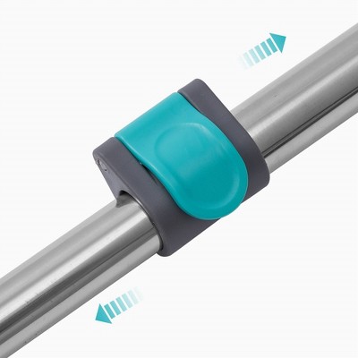 TrueClean Gray Microfiber Spin Mop and Bucket System