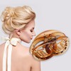 Unique Bargains Women's 3.27" Claw Clip Hair Accessories No Slip Plastic Brown Hair Clip - 2 of 4