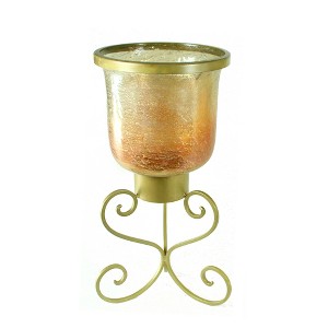 Essential Decor & Beyond Metal Candle Holder - 1 of 2