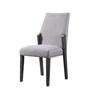 21" Seat Height Fabric Armless Side Chair with Foam-Filled Medium-Firm Cushion (Set of 2) - 1 of 4