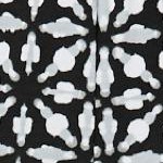 black watercolor tile