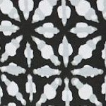 black watercolor tile