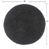 Fantasia Bath Rug Collection Cotton Shaggy Pattern Tufted Bath Rug - Home Weavers - 2 of 3