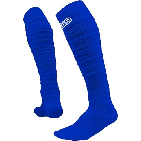 Blue Kids Football Grip Socks