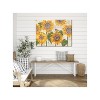 Cottage Garden West of The Wind Sunbirds Yellow, Green, Tan 40 x 30 Inch Waterproof Gallery Wrapped Canvas, Outdoor Garden, Yard, Patio All Weather - 2 of 2