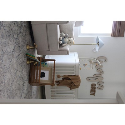 Nadia Art Deco Brass & White Floor and Table Lamp Trio
