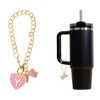 Unique Bargains Heart Bow Water Cup Pendant 1 Pc - 3 of 4