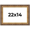 PosterPalooza | Museum Gold Picture Frame - UV Acrylic, Backing Board, Hanging Hardware Included - 2 of 4