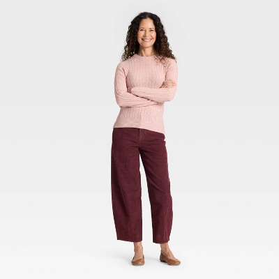 Women's High-Rise Corduroy Barrel Jeans - Universal Thread' - image 3