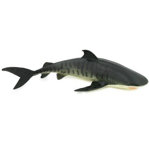 Collectible Wildlife Gifts | Shark, Tiger Shark, Museum Quality, Hand Painted, Rubber Fish, Realistic Toy Figure, Gift,         6"      CH282 BB126 - 1 of 4