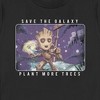 Women's Marvel Groot Save the Galaxy Plant More Trees T-Shirt - 2 of 4
