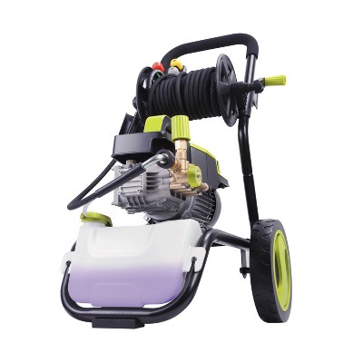 Sun Joe SPX9006-PRO Commercial Electric Pressure Washer | Brushless Induction Motor | Wall Mount | Roll Cage | Hose Reel | 1300 PSI | 2 GPM