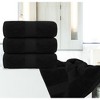 White Classic Luxury 100% Cotton Bath Towels Set of 4 - 27x54" - 4 of 4
