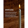 12 inch Taper Candles Set of 12 - Dripless and Smokeless Candle Unscented - Slow Burning Candle Sticks Are Perfect As Thanksgiving Taper Candles - 3 of 4