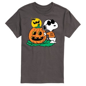 Men's - Peanuts - Joe Cool Pumpkin Short Sleeve Graphic T-Shirt - 1 of 4