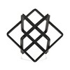 Cheung's Alle Black Geometric Decor Cube Large - 3 of 4