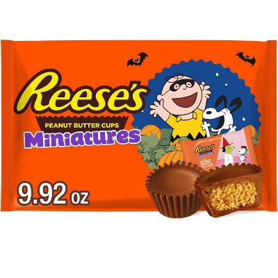 Reese's Peanut Butter Milk Chocolate Snoopy and Friends Halloween Candy Miniatures - 9.92oz
