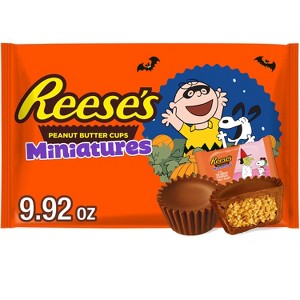 Reese's Peanut Butter Milk Chocolate Snoopy and Friends Halloween Candy Miniatures - 9.92oz - 1 of 4