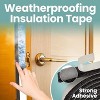 20 Feet Self Stick Low Density Foam Insulation Tape Adhesive Weather Stripping Seal for Doors and Windows - Low Density - 3 of 4