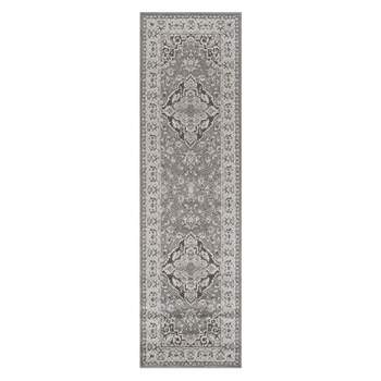 Traditional Medallion Indoor Runner or Area Rug by Blue Nile Mills
