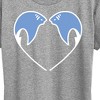 Women's - Instant Message - Sting Ray Heart Short Sleeve Graphic T-Shirt - 2 of 4
