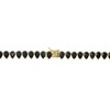 EVERLY JEWELRY | Yellow Plated Sterling Silver 44 1/2 CT TGW Synthetic Black Pear Cut Spinel Tennis Necklace - 18 in - 2 of 4