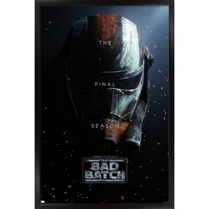 Trends International Star Wars: The Bad Batch -  Final Season Helmet One Sheet Framed Wall Poster Prints - 1 of 4