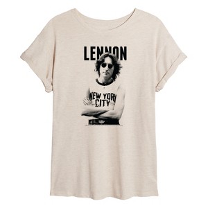 Women's - John Lennon - Lennon NYC Oversized Graphic T-Shirt - 1 of 4